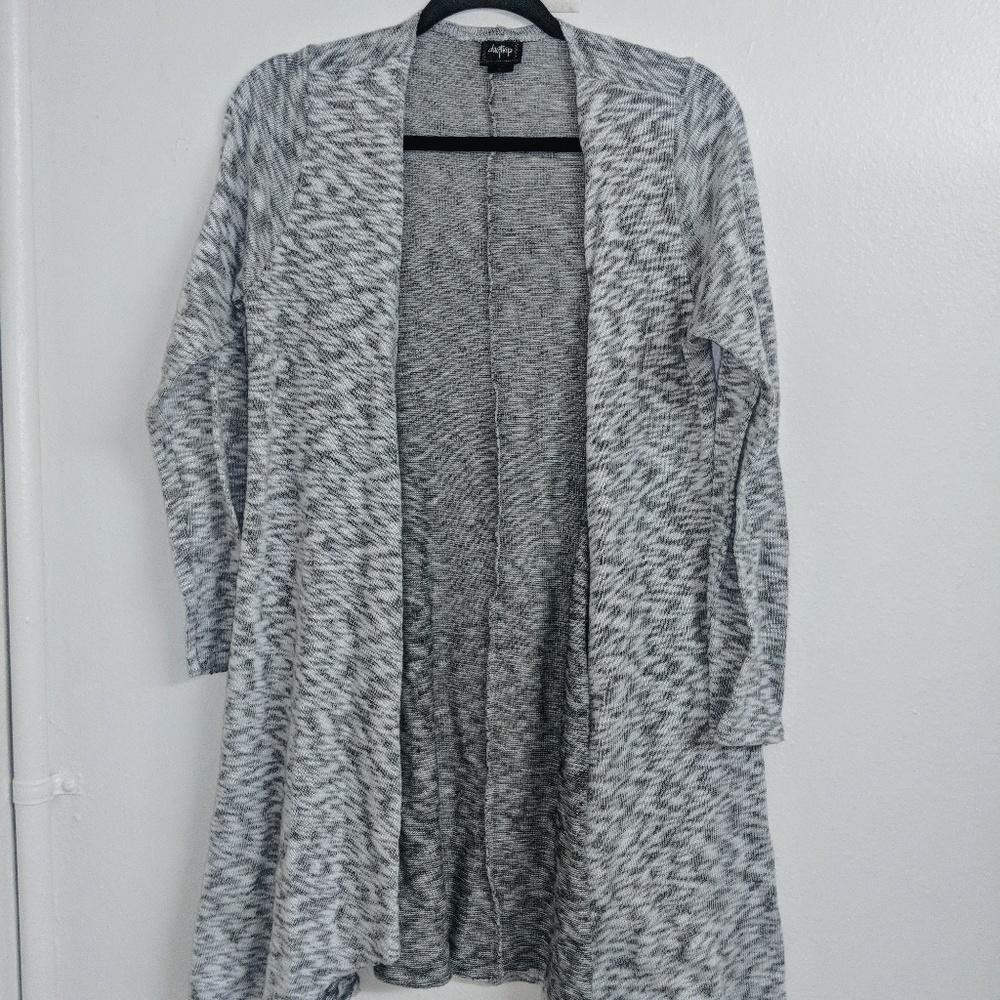Long Heathered Cardigan